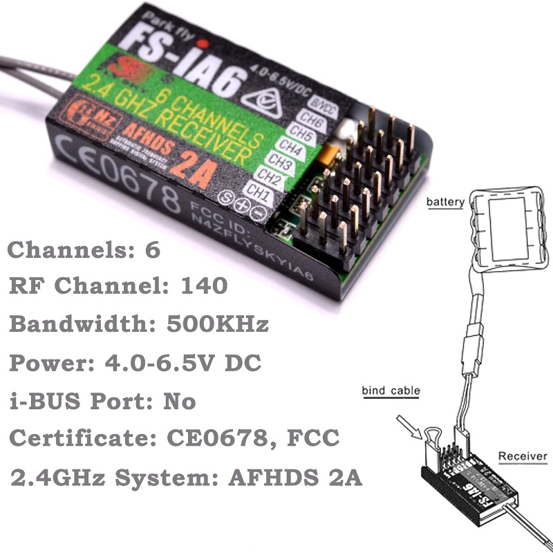 Flysky FS-IA6 Empfänger 6CH Du – Fpv Drone Battery Bewertung und Preis