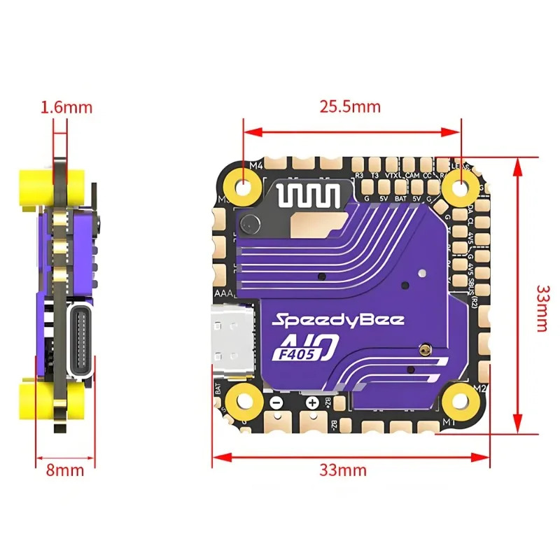 SpeedyBee F405 AIO Flugcontrol – Fpv Drone Quadcopter Bewertung und Preis